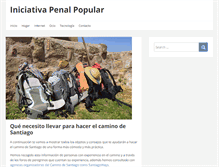 Tablet Screenshot of iniciativapenalpopular.info